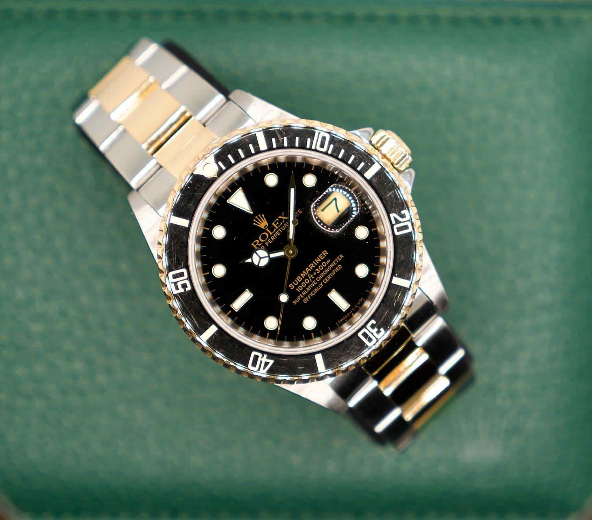Rolex submariner oro acciaio anno 89